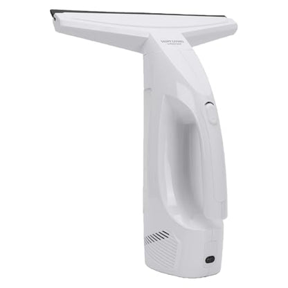Fockety Window Vacuum Squeegee, Electric Window Cleaner Handheld Car Glass Cleaner,Shower Squeegee with 100ml Water Tank for Shower Doors Mirrors Glass and Car (White) - color: White