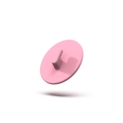 Boie USA Bathroom Hook - for Hanging Shower or Bathroom Tools Like Loofahs and Scrubbers. Shower Hook for Loofah, Wash Cloths, and All Bath Tools. Easy to Remove (Pink) - color: Pink