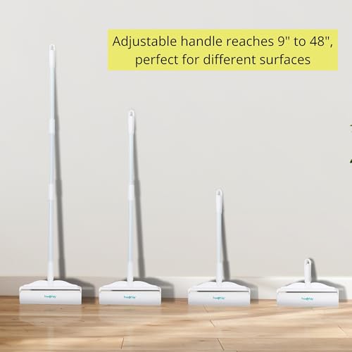 True & Tidy StickyPro XL Lint Roller Value Set with 2 Lint Roller Refills, Heavy-Duty Durable, Adjustable Handle Works Great on Pet Hair, Clothing, Furniture and More, 360 Sheets Total, Refillable - size: Lint Roller with 4 Refills