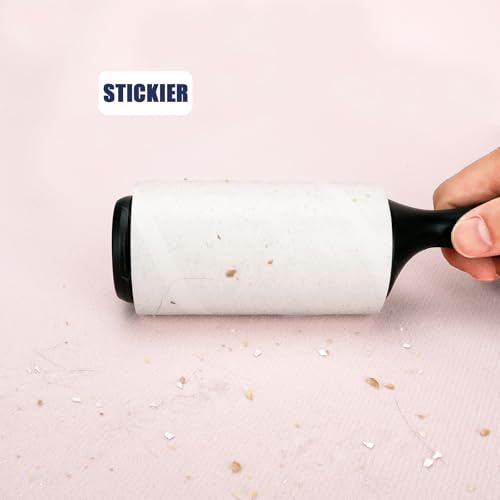 4 inch Lint Roller Refills Only for Scotch-Brite Pet Hair Pickup Everyday Clean Lint Rollers, 50% Stickier, 60 Sheets Each Refill, 6 Pack, 360 Sheets Total (1 3/4'' Inside Dia.) - size: 4 inch (1.75'' ID)