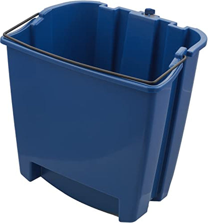 SPARTA OmniFit Mop Bucket System, Durable Mop Bucket, Side Press Wringer, and Soiled Water Insert, Floor Cleaning Essentials for Commercial and Home Use, 35 Qt Capacity, 1 Count, Green - color: Green