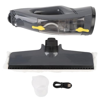 Cordless Window Vacuum, 2000mAh Rechargeable Handheld Window Vacuum Squeegee Set, Cleaner with 1 Button Operation for Windows Tiles Mirrors Shower Doors Countertops