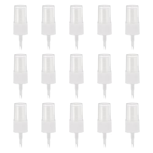 uxcell Spray Top 50Pcs,18/410 Plastic Fine Mist Reusable Replacement White | Spray Bottle Pump Plastic Top Reusable Replacement for Cosmetic Perfume and Body Sprays Bottle - color: White, size: 18/410