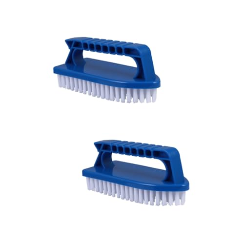 ibasenice 2pcs Heavy Duty Cleaning Brush for Sink Bathroom and Kitchen Ergonomic Handle for Easy Use Material for Performance for Scrubbing Showers and Floors