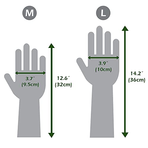 HOMSSEM Dishwashing Gloves with Hanging Hooks 2Pairs of Dish Gloves Latex Navy, Gray Rubber Gloves for Cleaning - color: Gray Medium_2pairs