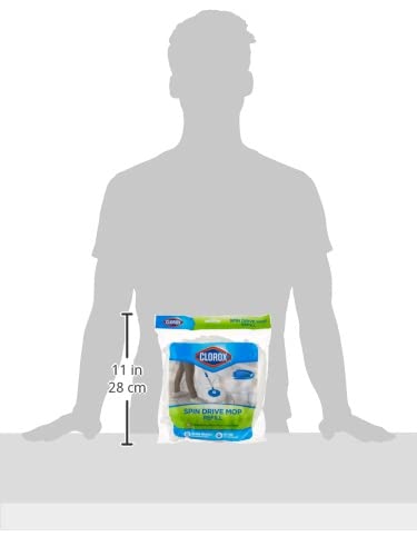 Clorox Refill for Spin Dry Mop, White (Pack of 12) - size: 12-Pack
