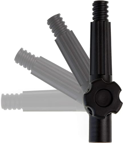 DOCA Telescoping Pole Attachment - Extension Pole for Cleaning, Feather Duster, Window Washing Kit, Paint Roller, Window Squeegee - High Reach Extendable Kit for Indoor & Outdoor - Hinge Tip - size: Head Only - No Pole, style: Hinge Tip