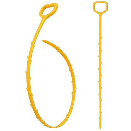 Drain Clog Remover, Drain Snake Hair Tool 20 inch Flexible Sink Drain Cleaner for Shower, Kitchen Pipe Unclogger, Plumbing Snake Hair Clog Remover Tool - style: 1 Pack