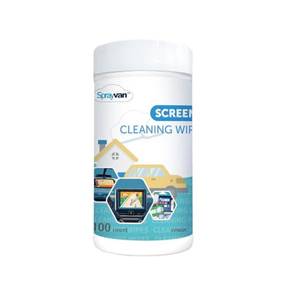Screen Wipes, 100 Ct, Canister, Lint & Streak-Free