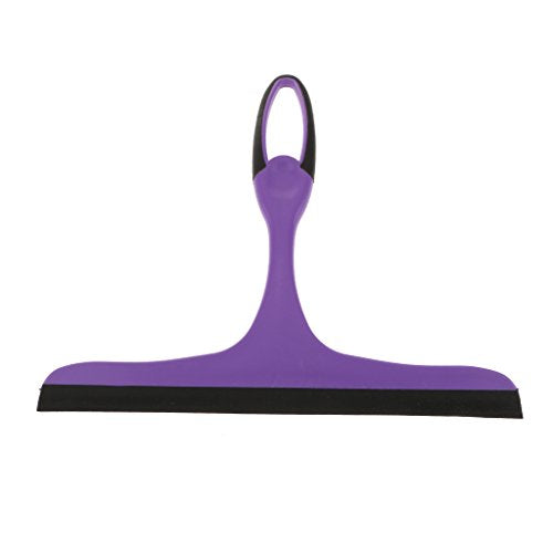 Menolana Silicone Squeegee for Glass Surfaces, 25x22x3.4cm Handheld Window Wiper for Home, Bathroom Shower Doors and Car Windshields