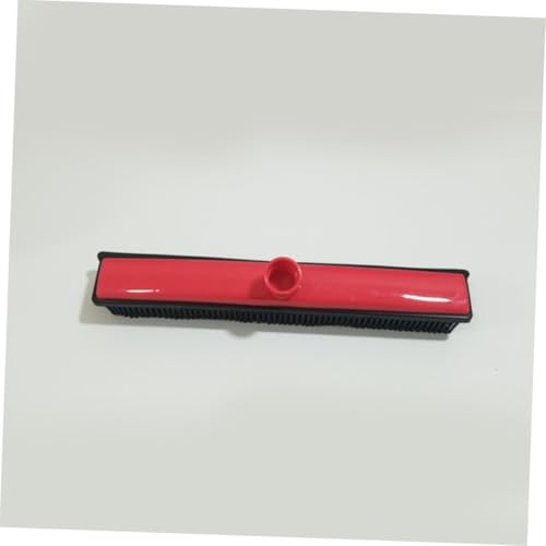 Beaupretty PET Hair Removal Broom Long Handle Rubber Carpet Scraper for Dog Hair Cleaning Easy to Use Mop for Windows and Home Cleaning