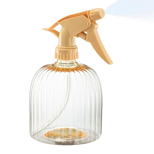 Adjustable Spray Bottles, Garden Watering Can, Reusable Plant Sprayer, Heavy Duty Household Cleaning Tool for Indoor Outdoor Plant Care Gardening Lawn Home Use 6.97x4.53x3.54 Inches - color: Yellow