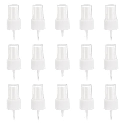 uxcell Spray Top 50Pcs 24/410 Plastic Fine Mist Reusable Replacement White | Spray Bottle Pump Plastic Top Reusable Replacement for Cosmetic Perfume and Body Sprays Bottle - color: White, size: 24/410