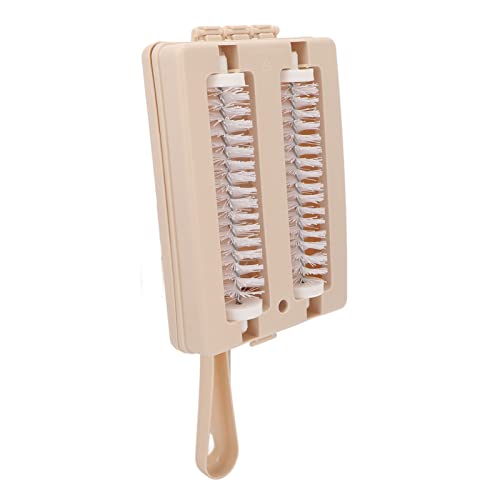 Carpet Sweeper, Multi Functional Handheld Cleaning Brush with Double Roller, Portable Lint Dirt Crumb Remover for Home Carpet Sofa Car Mat Surface Cleaning