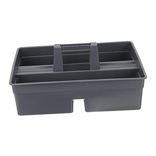 SOLUSTRE Thickened Portable Cleaning Basket Plastic Storage Organizer with Handle for Cleaning Supplies and Tools Versatile Tote for Home and Office Use