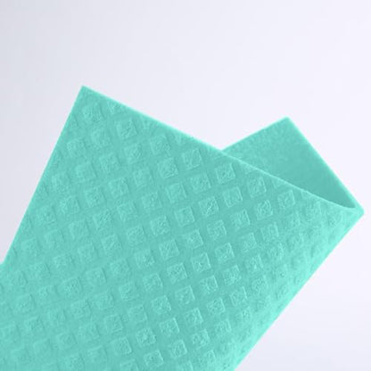 Reusable Cleaning Cellulose Sponge Cloths Absorbent Wipes Clean Kitchen Car Dish Eco-Friendly Dishcloth Hand Towel Auto - 1pack (5pcs) - style: 5pcs - Vacuum