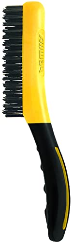 ALLWAY SB416 Soft-Grip Carbon Steel Wire Brush with Shoe Handle - style: Carbon Steel Wire Brush with Shoe Handle
