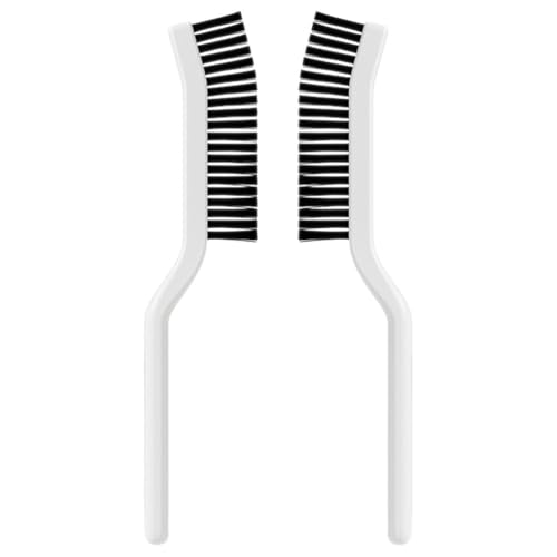 Amosfun 4pcs Hard Bristle Crevice Cleaning Brush 8.2" Gap Cleaning Tool for Kitchen Bathroom Window Tracks and Narrow Spaces - color: Multix2pcs, size: 21.00X5.20X1.50CMx2pcs