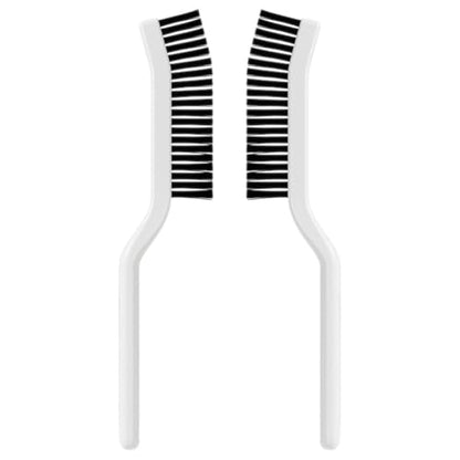 Amosfun 4pcs Hard Bristle Crevice Cleaning Brush 8.2" Gap Cleaning Tool for Kitchen Bathroom Window Tracks and Narrow Spaces - color: Multix2pcs, size: 21.00X5.20X1.50CMx2pcs