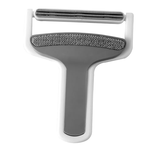 Pet Hair Remover for Clothes and Carpet, Manual Lint Remover Brush with Multi-Edge Scraper, Portable Fur Cleaner Tool for Upholstery, Sweaters, and Pet Hair Removal