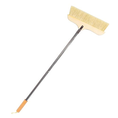 Wood Broom Long Handle Bristle Broom Soft Bristles Tile Surface Heavy Duty Cleaning Brush