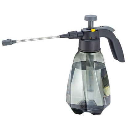 Plant Spray Bottle: 1.5 L Plastic Pressurized Spray Bottle with 360° Adjustable Nozzle Comfortable Handle for Plants and Cleaning Solutions