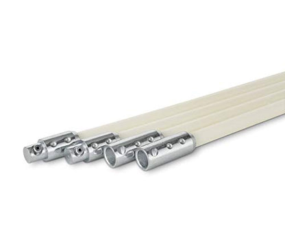 Gardus RLE30PRO LintEater Pro Rotary Dryer Vent Cleaning System, Removes Lint, Extends Up to 30’ - style: 30' Button-Link Kit