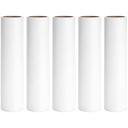 9.45 inch Large Lint Roller Refills Compatible with Delomo PetLovers and Other 9.4'' - 9.5'' Large Lint Rollers for Carpet Floor Pet Hair Remover Refill 60 Sheets per Roll 5 Pack Total 300 Sheets - size: 9.45 inch