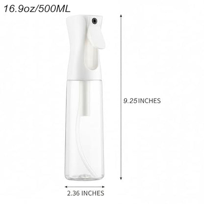 10 Packs 17Oz/500ML Spray Bottle For Hair – Ultra Fine Mist Sprayer, Continuous Mister Spray Bottle for Hairstyling, Cleaning, Plants, Pets, Barbers, Salons, Essential Oil Scents (Clear-17OZ) - color: Clear-17OZ
