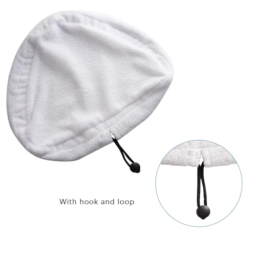 3Pcs Triangular Steam Mop Replacement Pads, Washable Microfiber Cleaning Pads 11.02 x 8.66 Inches