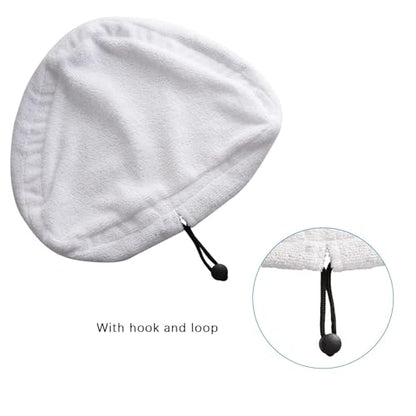 3Pcs Triangular Steam Mop Replacement Pads, Washable Microfiber Cleaning Pads 11.02 x 8.66 Inches