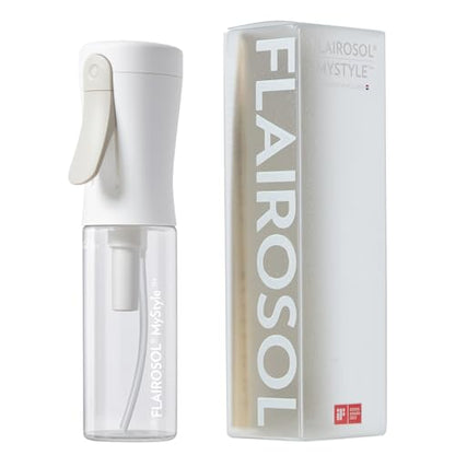 FLAIROSOL MyStyle, Spray Bottle for Hair - Small Travel Spray Bottle, Ultra Fine Continuous Water Mist for Face, Hairstyling, Salon, Cleaning, Beauty, Toners, Hydration & Makeup, 3.04oz / 90ml, White - color: White, style: 1 Pack