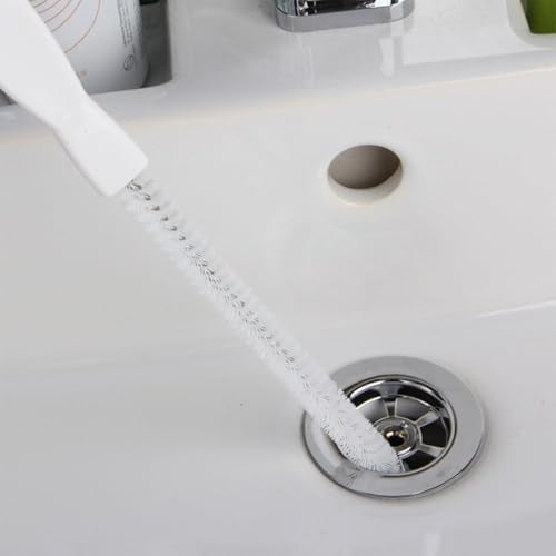 Flexible Drain Cleaning Brush, Pipe Clog Remover Tool for Kitchen Sink, Bathroom, and Tub, Hair Unclogging Cleaner
