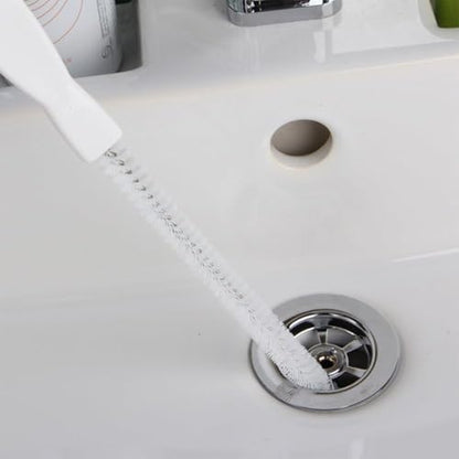 Flexible Drain Cleaning Brush, Pipe Clog Remover Tool for Kitchen Sink, Bathroom, and Tub, Hair Unclogging Cleaner