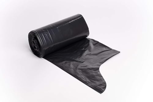 Aluf Plastics 33 Gallon 1.7 MIL (eq) Black Heavy Duty Trash Bags with E-Z Tie Flap Closure - 33" x 39" - Pack of 400 - For Industrial, Janitorial, & Contractor, & Hospitality - style: 33 Gal, 1.7 Mil Equiv, 400 Count