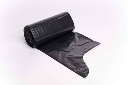 Aluf Plastics 33 Gallon 1.7 MIL (eq) Black Heavy Duty Trash Bags with E-Z Tie Flap Closure - 33" x 39" - Pack of 400 - For Industrial, Janitorial, & Contractor, & Hospitality - style: 33 Gal, 1.7 Mil Equiv, 400 Count