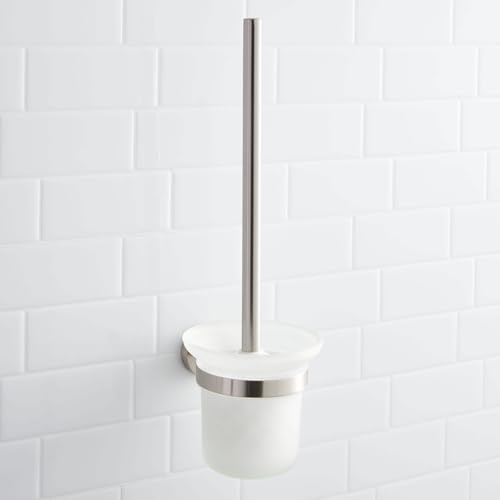 Signature Hardware 296452 Ceeley Collection Wall-Mount Toilet Brush Holder - color: Polished Brass