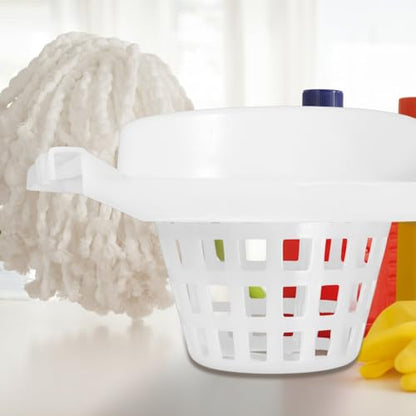 Mop Bucket Basket Replacement 10.82X8.07X5.51In Thickened Plastic Drainage Basket for Mopping Bucket Accessories Splash Prevention and Efficient Water Removal