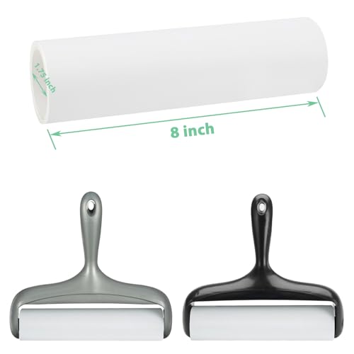 8 inch Large Surface Roller Refills for Scotch-Brite Pet Hair Pickup Extra Sticky Large Lint Roller 60 Sheets per Refill Pack of 5 Total 300 Easy-Tear Adhesive Sheets - size: 8 inch