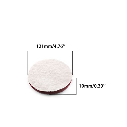 Heavy Duty Scour Pads, Non-Scratch Scrub Sponges, ULIFESTAR 5PCS Dish Scrubber Scouring Pads, Dual-Sided Reusable Household Scrub Pads for Dishes,Dish Cleaning Tool,Kitchen Scrubbers & Metal Grills - size: 121mm/5''Red 320-400grits