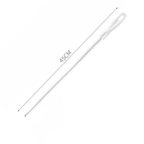 Multi-Purpose Drain Snake Cleaner Tool - Flexible Pipe Clog Remover for Kitchen Sink, Bathroom Tub, Toilet, Shower Drain | Hair & Debris Unclogger | Easy to Use Plumbing Accessory - color: White