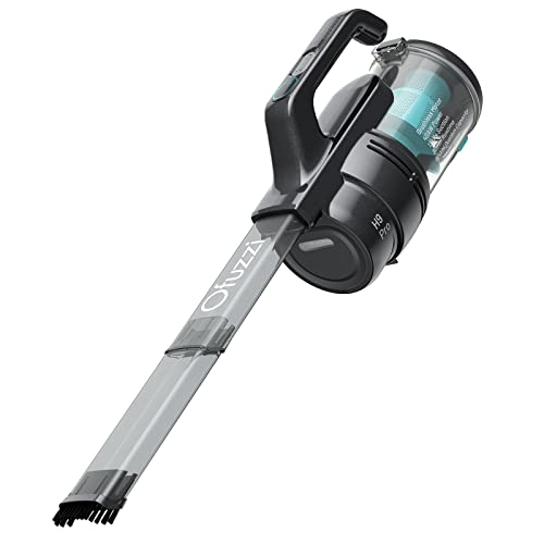 Ofuzzi H9 Pro Handheld Vacuum Cleaner, Extra-Long Crevice Tool, 40AW/13kPa Surging Suction, LED- Display&Light, Up to 30 Mins Runtime, Portable Vacuum for Home Cleaning, Black