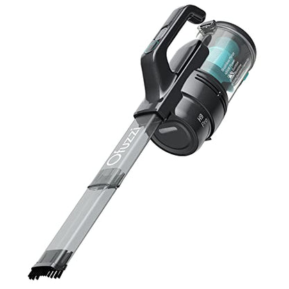 Ofuzzi H9 Pro Handheld Vacuum Cleaner, Extra-Long Crevice Tool, 40AW/13kPa Surging Suction, LED- Display&Light, Up to 30 Mins Runtime, Portable Vacuum for Home Cleaning, Black