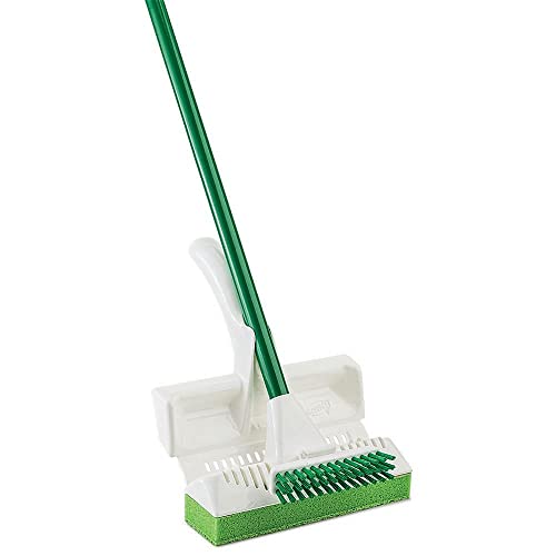 Libman 03103 Scrubster 9-Inch Sponge Mop with Ergonomic Wringer (4 Pack)