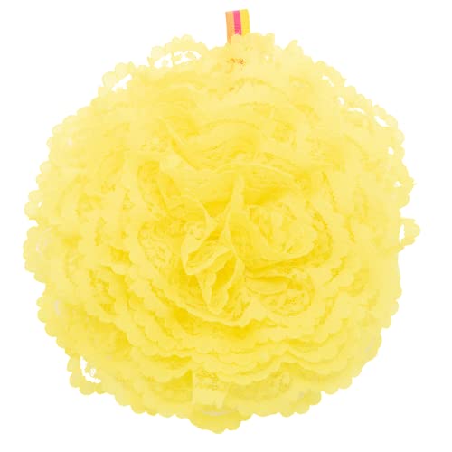 Reusable sponge, washable scrubber, non-scratching, odorless dish scrubbie - Peony collection 1ct (Yellow) - color: Yellow