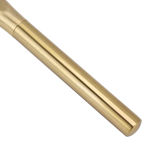8.9x8.7inch Gold Stainless Steel Shower Squeegee Window Squeegee with Hanging Hook - Glass Wiper Squeegeer Cleaning Tool for Clean Ceramic Tile,Shower Door, Mirror,Window,Car Glass,Table Top