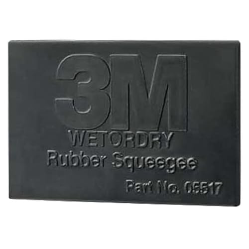 3M 05517 Wetordry 2-3/4" x 4-1/4" Rubber Squeegee, (Case of 50) - size: 50