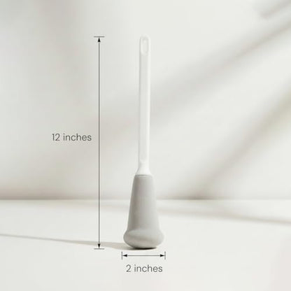 Long Handle Sponge Bottle Brush, 12” Long Wand, 2-Pack, Foam Sponge on a Stick for Cleaning Cups, Glassware, Water Bottles, Tumblers, Mugs, Carafe, Dishes, Baby Bottles, Decanter