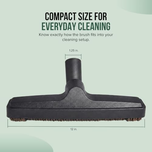 Selgo Universal 1 ¼ Inch (32mm) Black Vacuum Cleaner Floor Brush 12" Wide (12" Floor Brush), Pack of 10 - size: 12" Floor Brush