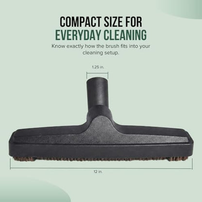 Selgo Universal 1 ¼ Inch (32mm) Black Vacuum Cleaner Floor Brush 12" Wide (12" Floor Brush), Pack of 10 - size: 12" Floor Brush